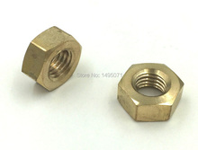 200pcs/Lot Metric DIN934 Brass Hex Nut M6 Hexagon Nut Screw Nut 2024 - buy cheap