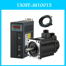 130ST-M10015 220V 1.5KW AC Servo motor 1500W 1500RPM 10N.M. Single-Phase ac drive permanent magnet Matched Driver AASD-30A 2024 - buy cheap