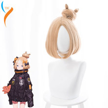 Fate Grand Order Abigail Williams Cosplay Wigs Short Heat Resistant Synthetic Hair Perucas Cosplay Wig + Wig Cap 2024 - buy cheap