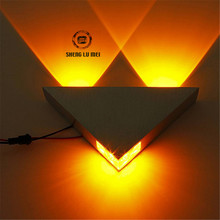 3W Aluminum Triangle led wall lamp AC85-265V high power led Modern Home lighting indoor and outdoor decoration light 2024 - buy cheap