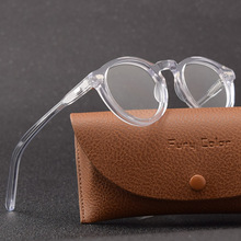 Round Handmade Acetate Frame Women Glasses Men Brand Designer Goggles Optical Spectacle Demi Myopia Optical Spectacle Myopia 2024 - buy cheap