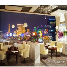 Personalizado foto papel de parede, 3d ocupado las vegas tira mural da parede para o quarto sala tv pvc 2024 - compre barato