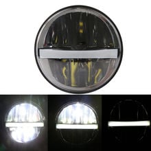 5-3/4" 5.75" Motorcycle Round LED Headlight with DRL for Sportster 1998-Later XL883C 1996-Later XL1200C '04-later XL 2024 - buy cheap