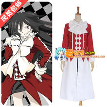 Halloween Adult Japanese Anime Pandora Hearts Cosplay Alice Costumes Cloak+Shirt+Skirt+Bowknot 2024 - buy cheap