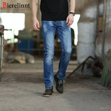 Bierelinnt Slim Straight Elastic Hot Sale Casual Cotton Men Jeans,2018 New Arrival Good Quality Denim Jeans Men,158017 2024 - buy cheap