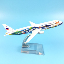 JASON TUTU 16cm Plane Model Airplane Model Thai Bangkok Air Airbus 320 Aircraft Model 1:400 Diecast Metal Airplanes Plane Toys 2024 - buy cheap