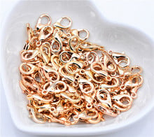 Ganchos de Metal de 12mm para fabricación de joyas, joyería, collar, DIY, 30 Uds. 2024 - compra barato