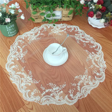 Elegant Embroidery Table Runner 52*52cm Pastoral Fabric Tea tablecloth, Luxury Table mat table Cover for decoration 2024 - buy cheap