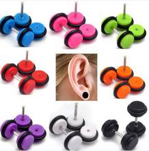 80Pcs/lot Acrylic Fake Cheater Ear Plugs Ear Plugs And Tunnels Ear Expander Stretchers Ear Tragus Piercing Kit Body Jewlery 2024 - buy cheap