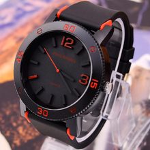 Big dial casual fashion watch men luxury brand analog sports military watches silicone quartz relogio masculino reloj hombre 2024 - buy cheap