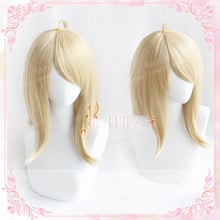 Dangan Ronpa Danganronpa V3 Pianist Akamatsu kaede Long Soft Golden Blonde Heat Resistant Cosplay Costume Wig 2024 - buy cheap