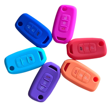 New Silicone Car Key Cover Case Holder for Renault Duster Megane Duster Sandero Kangdoo Captur Twingo 3 buttons car key Skin 2024 - buy cheap