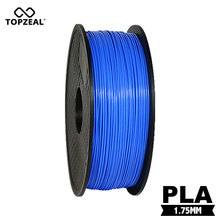 Нить PLA TOPZEAL синего цвета 1,75 мм, 1 кг, пластик для 3D-принтера, материалы для 3D-печати 2024 - купить недорого