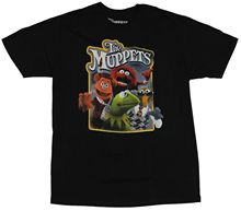 The Muppets Mens T-Shirt - Realistic Kermit Fozzie Gonzo & Animal in Logo Box  Cartoon t shirt men Unisex New Fashion tshirt 2024 - buy cheap