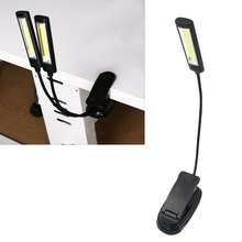 Reading Lamp Book Light Lamp Flexible Clip-on Book Reader White Color Booklight LED Ebook Light Convenient For Kindle Note 2024 - buy cheap