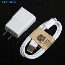 Wholesale Universal 2A US EU Plug Travel Wall Charger + MICRO USB Cable For Samsung Galaxy S6 S7 Edge Note 500sets/lot  Hot sale 2024 - buy cheap