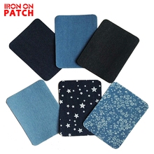 Denim Iron On Patches DIY Jeans Embroidered Patch Stickers Ironing Patch For Jean Backpack Sewing Craft Repair Elbow Knee Denim 2024 - buy cheap