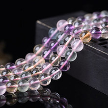 Contas de quartzs misturadas de cores natural 6-12mm, para fazer joias, pulseiras para mulheres, 15 '', bordado, faça você mesmo, berloque de contas 2024 - compre barato