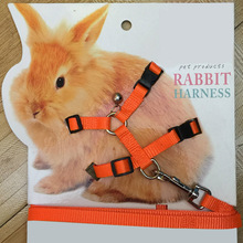 Pet Rabbit Leash Soft Seat Belt Harness Vest Adjustable Rabbit Leash Walking Travel Pet Supplies Pet Decoration Accessories 2024 - buy cheap