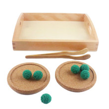 Wooden Montessori Practical Life Montessori Clip the Ball Educational Early Learning Toys Juguetes Brinquedos MH1864H 2024 - buy cheap