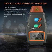 Tacômetro digital para foto, tacômetro digital sem contato rpm, medidor de velocidade do motor 2024 - compre barato