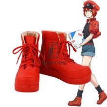 Anime Cells At Work Erythrocite Red Blood Cell Cosplay Party Custom Made Shoes 2024 - buy cheap