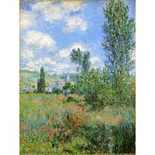 High quality Claude Monet modern art Lane in the Poppy Fields, Ile Saint-Martin Oil paintings reproduction hand painted 2024 - buy cheap
