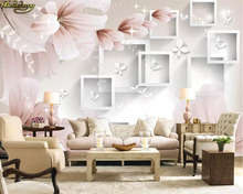 Beibehang personalizado foto papel de parede mural flor sonho 3d estéreo caixa tv fundo papéis decoração da sua casa infantil 2024 - compre barato