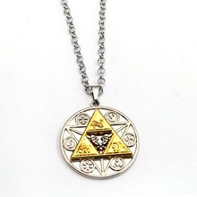 Game The Legend of Zelda Necklace Magic Coin Pendant Fashion Link Chain Necklaces & Pendants Women Men Gifts Jewelry 2024 - buy cheap