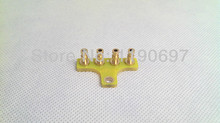 DIY Projects Audio Tag Strip Tag Board Turret Board 4P-T-G(B) Gold Plated Copper 5PCS Free Shipping 2024 - buy cheap