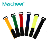 Reusable Cable Ties Nylon Fastener Hook Loop Strap Cord Organizer 20cm long 2cm wide 2024 - buy cheap