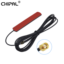 Antena do remendo rg174 da antena de chipal 2dbi/3dbi gsm com conector macho de sma 3g 4g lte wifi com cabo do comprimento de 3m para o modem e o roteador 2024 - compre barato