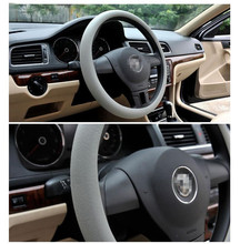 1PCS Car styling Car steering wheel cover Gray /Black new Soft for Suzuki GRAND SX4 SWIFT LIANA VITARA JIMNY ALTO IGNIS ESTEEM 2024 - buy cheap
