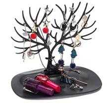 New Style Little Deer Earrings Necklace Ring Pendant Bracelet Jewelry Display Stand Tray Tree Storage Racks Organizer Holder 2024 - купить недорого