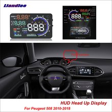 Liandlee para Peugeot 508, 2010-2018 OBD conducción segura del coche de la pantalla HUD Head Up Display función completa proyector Refkecting parabrisas 2024 - compra barato