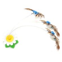 Flying Bird Electric Rotating Cat's Toy Cat's Sticks Toys Universal Cat Interactive Elastic Toys Attractive Pet Toy 2024 - buy cheap