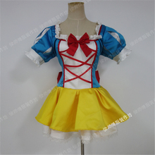 [Customized] Super Sonico Cosplay Costume Snow White ver. Uniform Halloween Party Suit For Women Outfit New 2024 - buy cheap