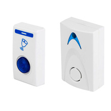 Sem fio à prova dwireless água casa campainha 100m remoto led 32 músicas sintonizar porta bell doorbells transmissor receptor para escritórios em casa hotel 2024 - compre barato