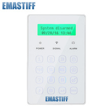 free shipping!NEW  Wireless Menu Ultra-thin touch Password Keypad Keyboard 433MHz Just For GSM PSTN Our Alarm System 2024 - buy cheap