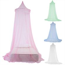 Nova moda para berço de bebê com tecido pendurado, cortina com mosquiteiro, redonda, elegante, princesa 2024 - compre barato