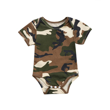 Camouflage Summer Newborn Baby Boy Girl Camo Short Sleeve Romper Jumpsuit Casual Clothes 2024 - buy cheap
