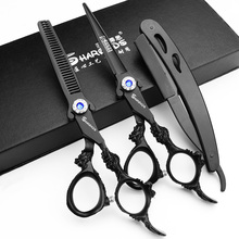 Professional Hairdressing Scissors Sharonds6 Inch Barbershop Scissors Japan 440c Cutting Scissors Hair Scissors Razor 2024 - buy cheap