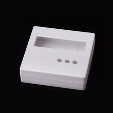 86 caixa de projeto plástico gabinete caso para diy lcd1602 medidor testador com botão 2024 - compre barato