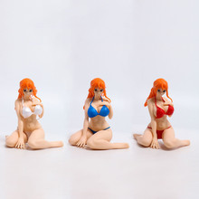 Аниме одна деталь нами купальник Ver ПВХ фигурка Коллекционная модель игрушки куклы 11 см 2024 - купить недорого