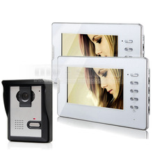 Sistema intercomunicador de timbre de puerta de vídeo DIYSECUR 600TVL IR Monitor de cámara 7 "TFT pantalla de Color 1v2 2024 - compra barato