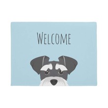 Schnauzer Cute Dog Doormat Home Decoration Entry Non-slip Door Mat Rubber Washable Floor 2024 - buy cheap