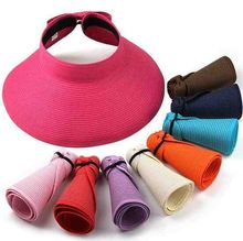 2016 модные женские шляпы с широкими полями, регулируемая складная шляпа, летняя пляжная соломенная шляпа, соломенная Гибкая дышащая шляпа Sombrero 2024 - купить недорого
