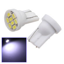 Auto LEVOU T10 1210 8 SMD Branco Frio Branco/Azul/Vermelho/Amarelo/Verde/Rosa W5W 12 V 194 192 3528 side Car wedge/Instrumento lâmpada de luz. 2024 - compre barato