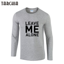 Мужская футболка с круглым вырезом TARCHIA, брендовая облегающая футболка с длинным рукавом для мужчин, хлопковая футболка 2024 - купить недорого