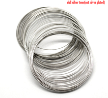 8SEASONS 200 Loops Silver Color Memory Beading Wire For Bracelets Making Findings 70mm-75mm Dia. 2024 - buy cheap